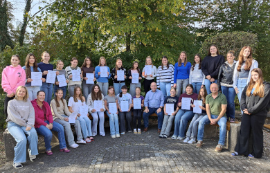 Neue Streitschlichterinnen an St. Anna
